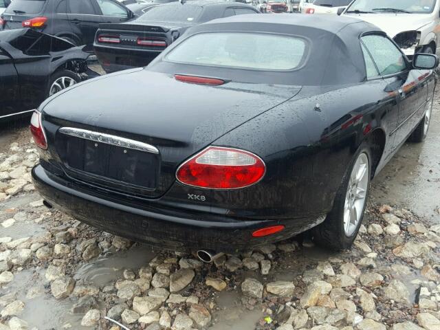 SAJDA42C91NA17367 - 2001 JAGUAR XK8 BLACK photo 4