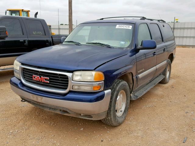 3GKEC16T71G285060 - 2001 GMC YUKON XL C BLUE photo 2