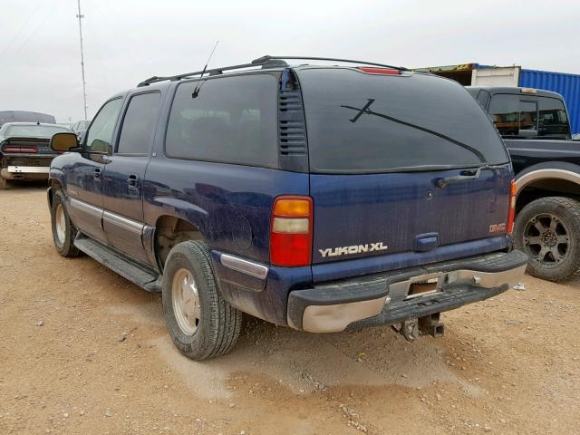 3GKEC16T71G285060 - 2001 GMC YUKON XL C BLUE photo 3