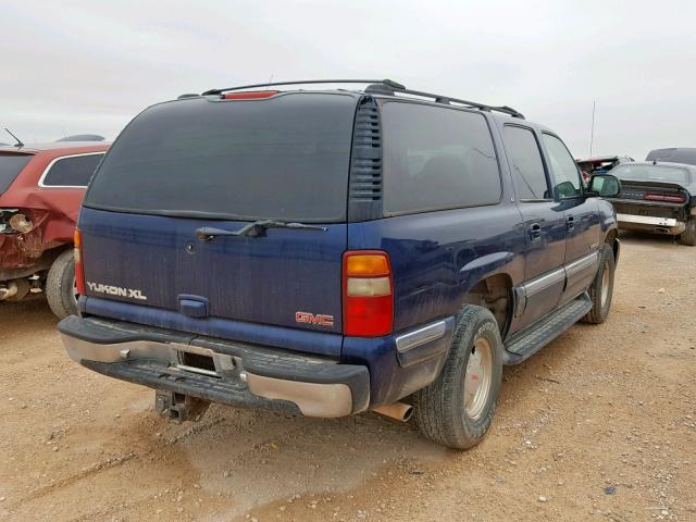 3GKEC16T71G285060 - 2001 GMC YUKON XL C BLUE photo 4