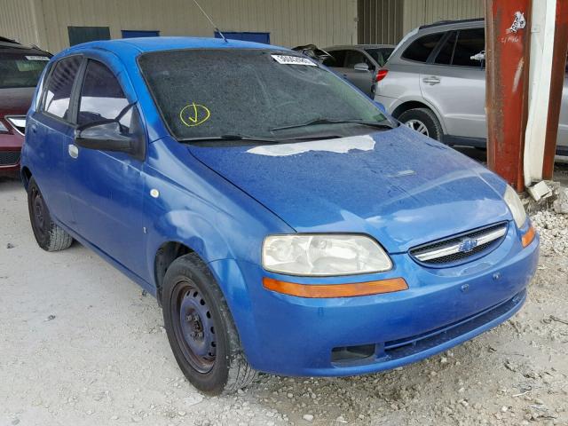 KL1TD66648B150507 - 2008 CHEVROLET AVEO BASE Mavi foto 1