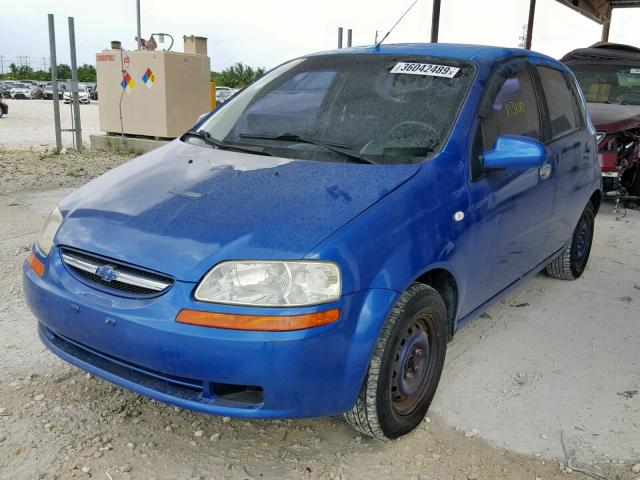 KL1TD66648B150507 - 2008 CHEVROLET AVEO BASE Mavi foto 2