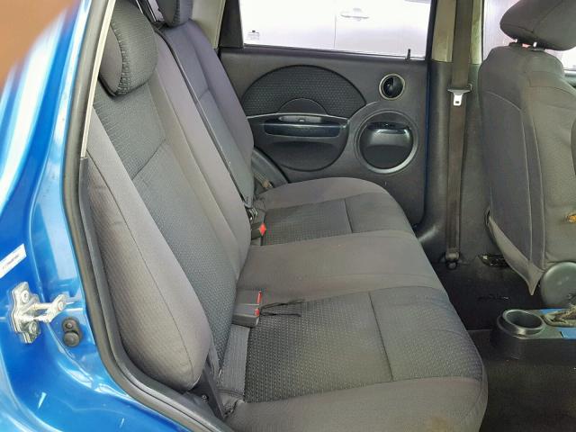 KL1TD66648B150507 - 2008 CHEVROLET AVEO BASE Mavi foto 6