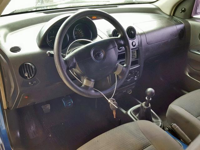 KL1TD66648B150507 - 2008 CHEVROLET AVEO BASE Mavi foto 9