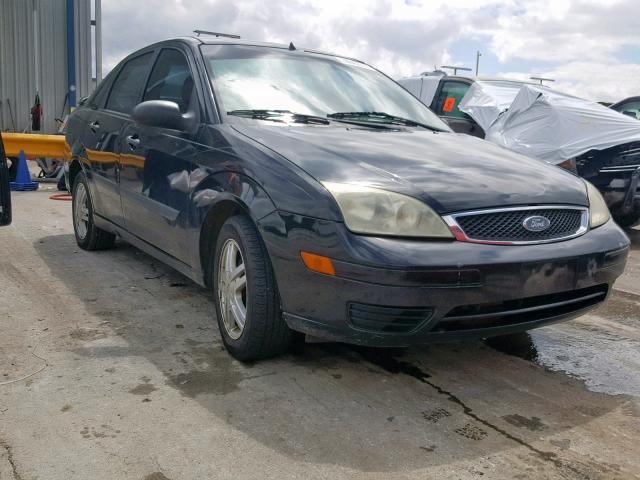 1FAFP34N55W108928 - 2005 FORD FOCUS ZX4 BLACK photo 1