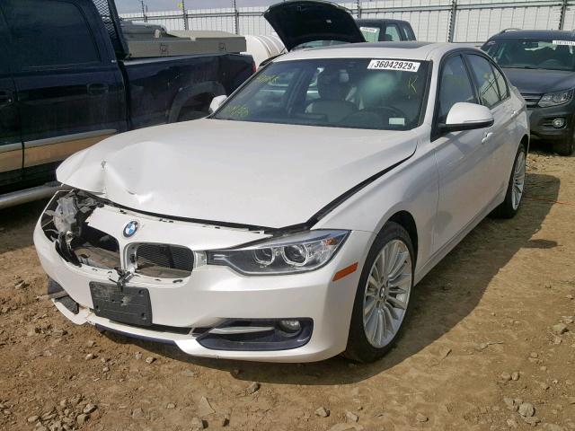 WBA3B9C52DF587207 - 2013 BMW 335 XI WHITE photo 2