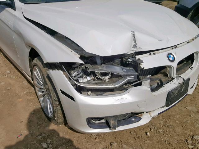 WBA3B9C52DF587207 - 2013 BMW 335 XI WHITE photo 9