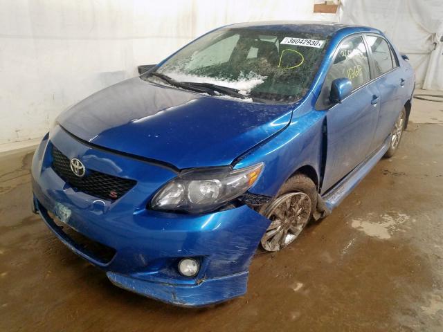 2T1BU40E69C123661 - 2009 TOYOTA COROLLA BASE  photo 2