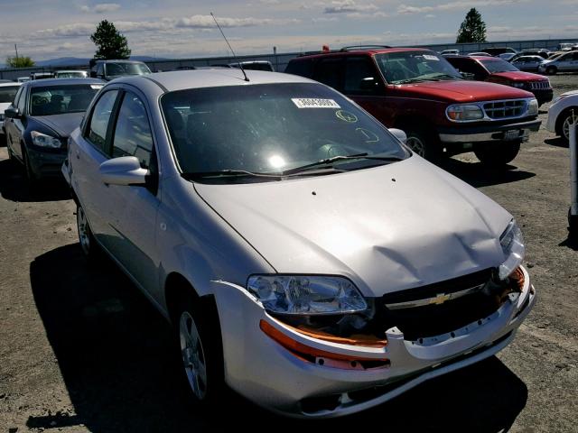 KL1TD56646B534875 - 2006 CHEVROLET AVEO BASE Күміс фото 1