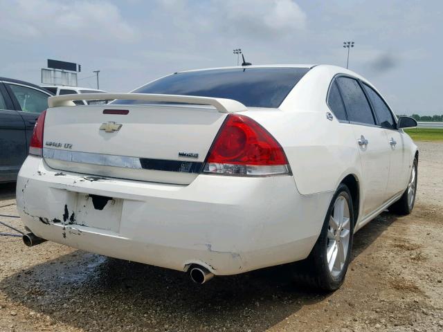 2G1WU583389176027 - 2008 CHEVROLET IMPALA LTZ WHITE photo 4