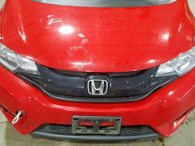 JHMGK5H51GX023728 - 2016 HONDA FIT LX RED photo 7