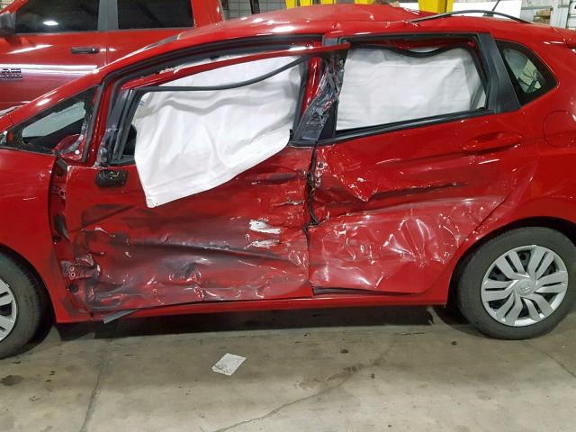 JHMGK5H51GX023728 - 2016 HONDA FIT LX RED photo 9