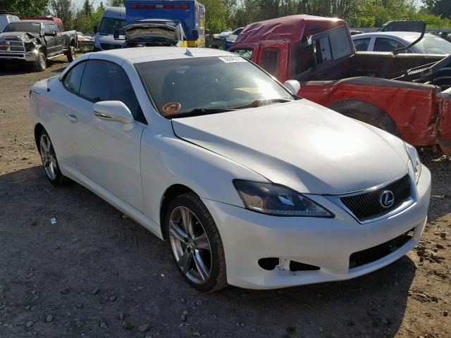 JTHFE2C23B2506934 - 2011 LEXUS IS 350 WHITE photo 1