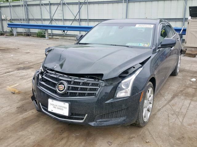 1G6AG5RX4E0126322 - 2014 CADILLAC ATS BLACK photo 2