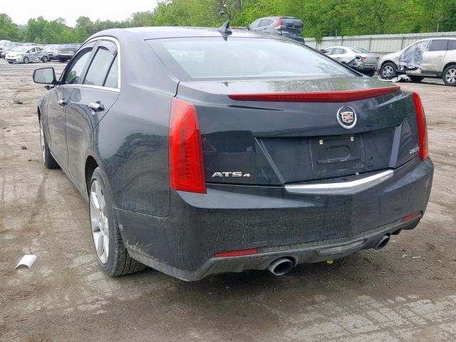 1G6AG5RX4E0126322 - 2014 CADILLAC ATS BLACK photo 3