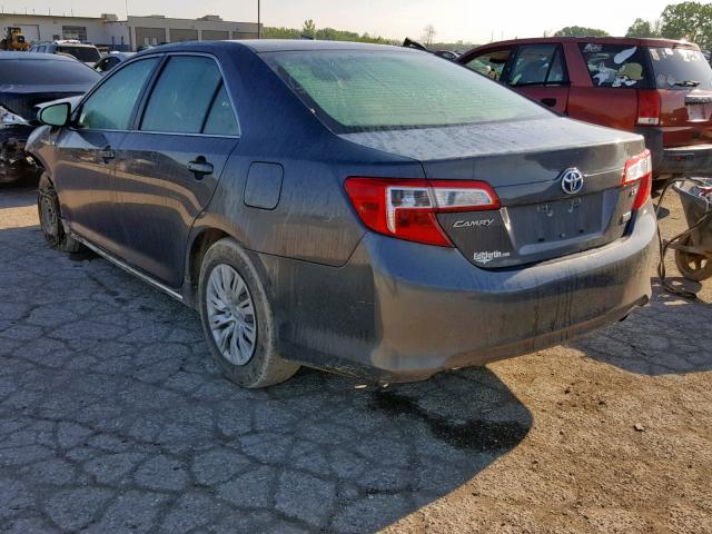 4T1BD1FK0DU078803 - 2013 TOYOTA CAMRY HYBR CHARCOAL photo 3