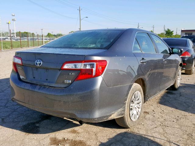 4T1BD1FK0DU078803 - 2013 TOYOTA CAMRY HYBR CHARCOAL photo 4