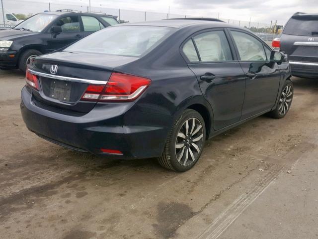 2HGFB2F95FH515457 - 2015 HONDA CIVIC EXL BLACK photo 4