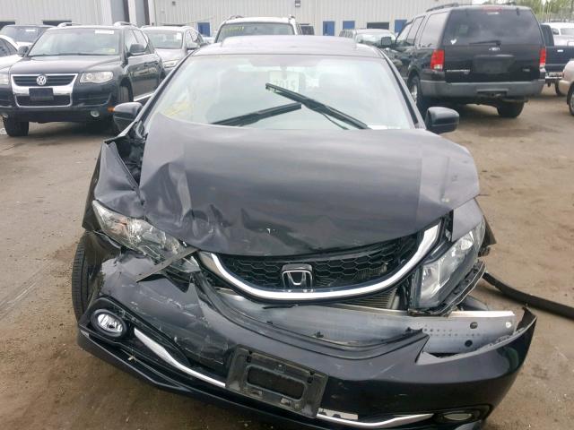 2HGFB2F95FH515457 - 2015 HONDA CIVIC EXL BLACK photo 7