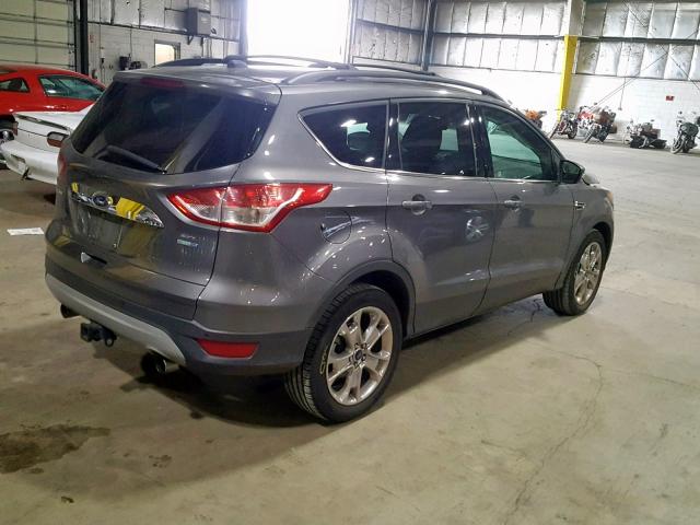 1FMCU9H94DUB31967 - 2013 FORD ESCAPE SEL GRAY photo 4