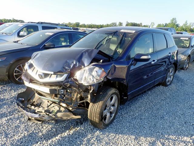 5J8TB18557A019890 - 2007 ACURA RDX TECHNO BLUE photo 2