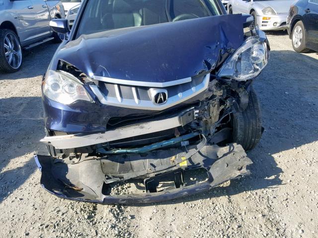 5J8TB18557A019890 - 2007 ACURA RDX TECHNO BLUE photo 7