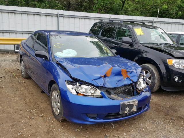 1HGEM21194L041648 - 2004 HONDA CIVIC DX V BLUE photo 1