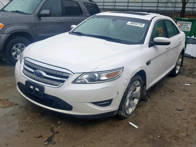 1FAHP2EW2CG108631 - 2012 FORD TAURUS SEL WHITE photo 2