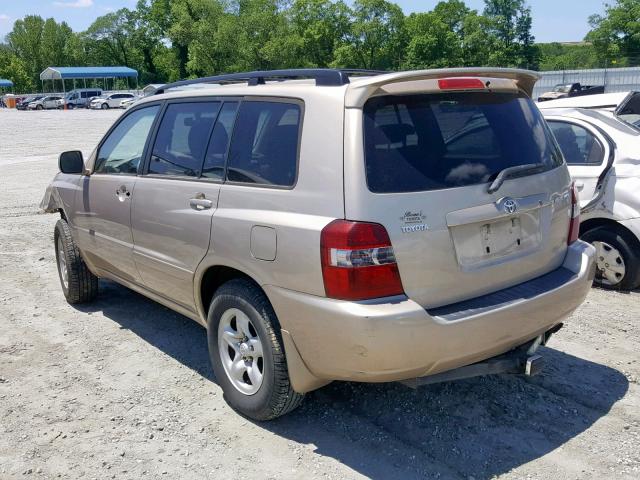 JTEGD21A770163661 - 2007 TOYOTA HIGHLANDER GOLD photo 3