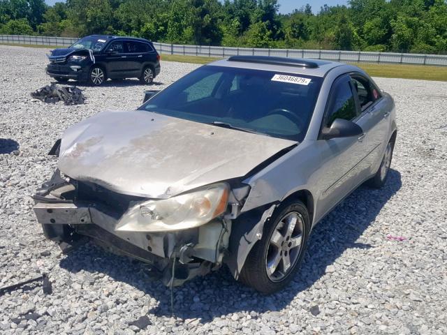 1G2ZH58N274161096 - 2007 PONTIAC G6 GT SILVER photo 2