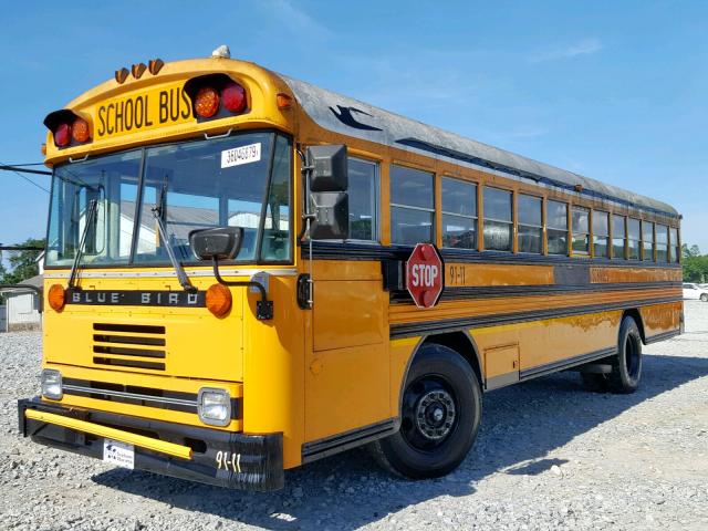 1BAAGCSA4MF039372 - 1991 BLUE BIRD SCHOOL BUS YELLOW photo 2