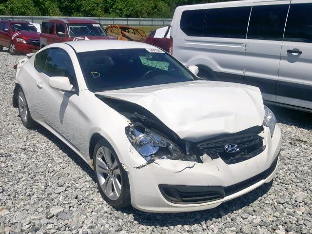 KMHHT6KD3CU070890 - 2012 HYUNDAI GENESIS CO WHITE photo 1