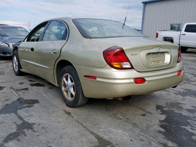 1G3GR64H414276277 - 2001 OLDSMOBILE AURORA GOLD photo 3