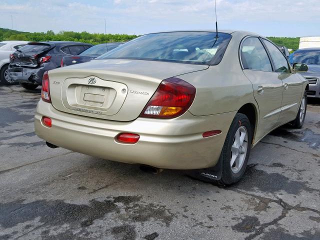 1G3GR64H414276277 - 2001 OLDSMOBILE AURORA GOLD photo 4