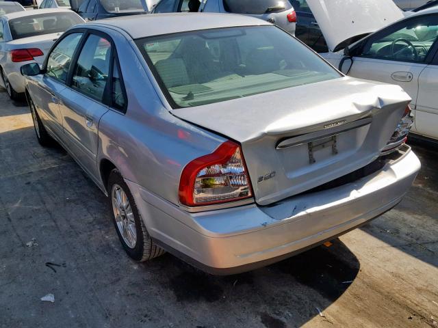 YV1TS592951392688 - 2005 VOLVO S80 2.5T SILVER photo 3