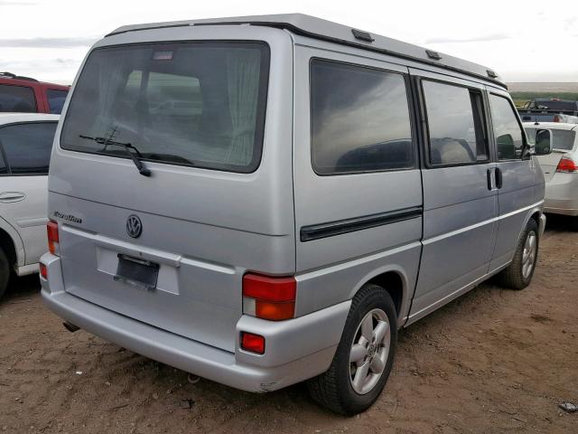 WV2NB47053H003951 - 2003 VOLKSWAGEN EUROVAN MV SILVER photo 4