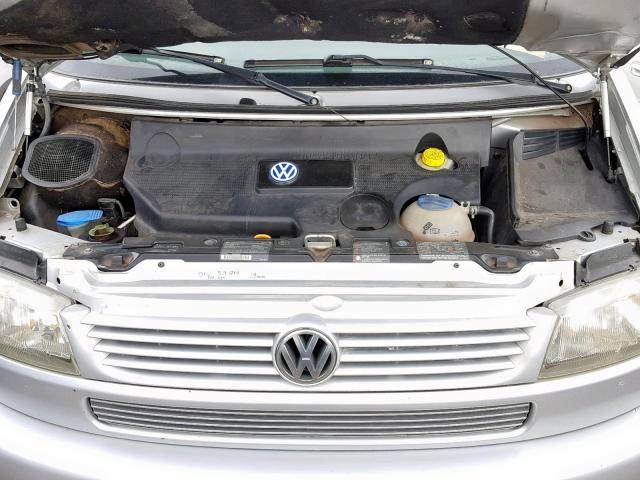 WV2NB47053H003951 - 2003 VOLKSWAGEN EUROVAN MV SILVER photo 7