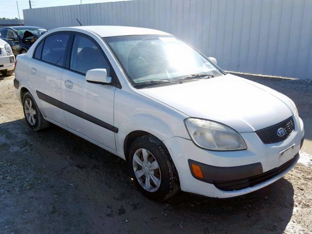 KNADE123966064749 - 2006 KIA RIO WHITE photo 1