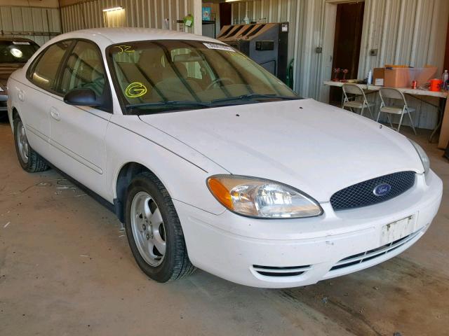 1FAFP53UX6A254423 - 2006 FORD TAURUS SE WHITE photo 1