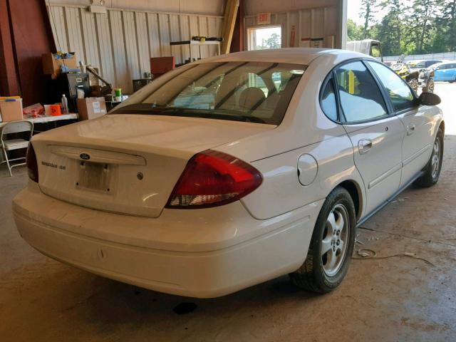 1FAFP53UX6A254423 - 2006 FORD TAURUS SE WHITE photo 4