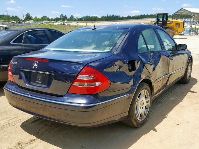 WDBUF56JX6A801811 - 2006 MERCEDES-BENZ E 350 BLACK photo 4