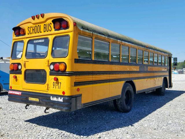 1BAAGCSA2MF037703 - 1991 BLUE BIRD SCHOOL BUS YELLOW photo 4