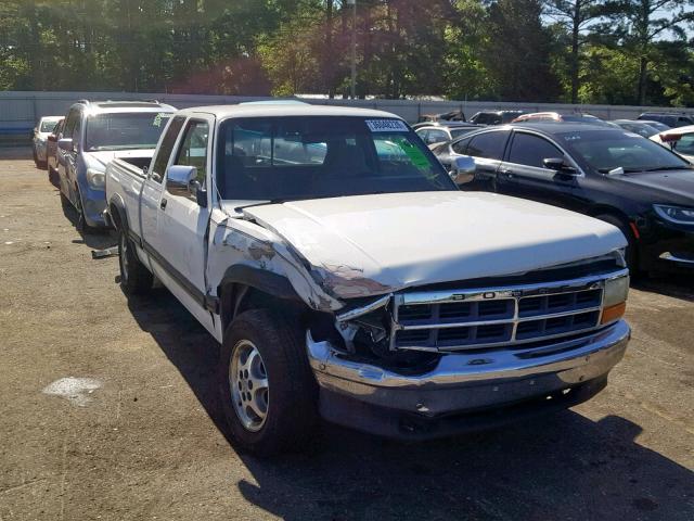 1B7GL23X2TS553168 - 1996 DODGE DAKOTA WHITE photo 1