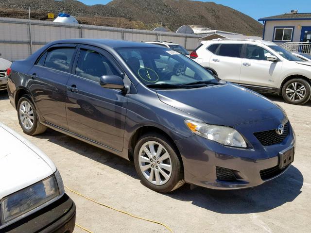 1NXBU4EE2AZ212395 - 2010 TOYOTA COROLLA BA GRAY photo 1