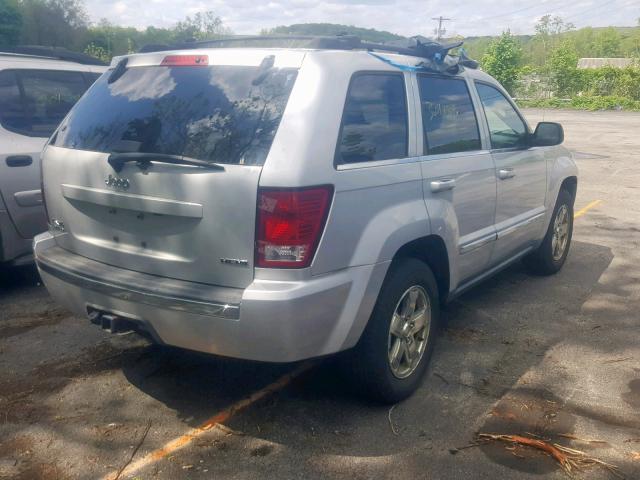 1J8HR58297C506116 - 2007 JEEP GRAND CHER SILVER photo 4