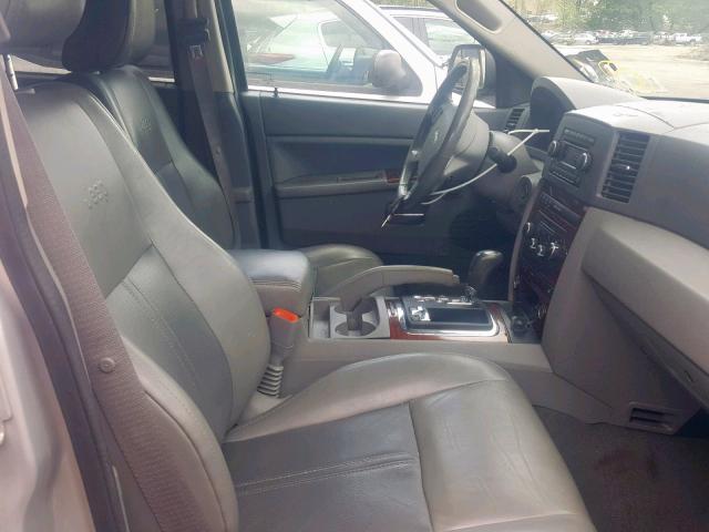 1J8HR58297C506116 - 2007 JEEP GRAND CHER SILVER photo 5