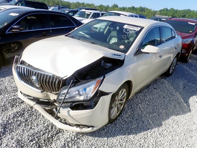 1G4GB5G30EF253924 - 2014 BUICK LACROSSE WHITE photo 2