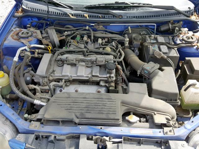 JM1BJ225630101610 - 2003 MAZDA PROTEGE DX BLUE photo 7