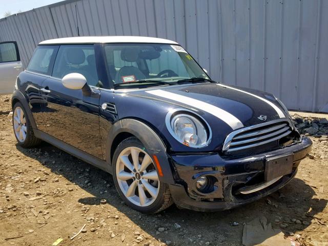 WMWSU3C54DT549658 - 2013 MINI COOPER BLUE photo 1