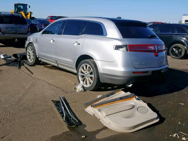 2LMHJ5AT5ABJ04649 - 2010 LINCOLN MKT SILVER photo 3